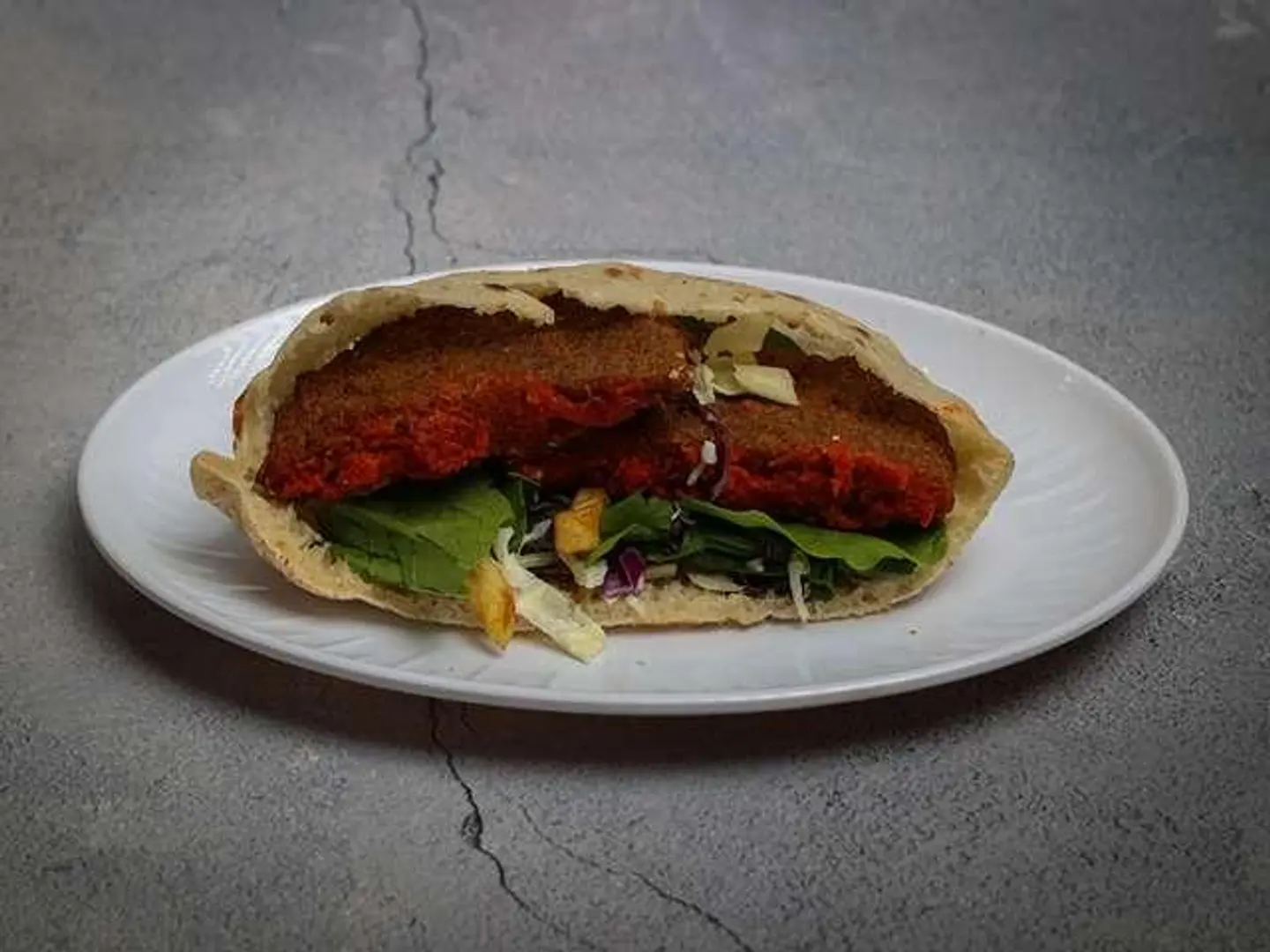 Stuffed Falafel Sandwich