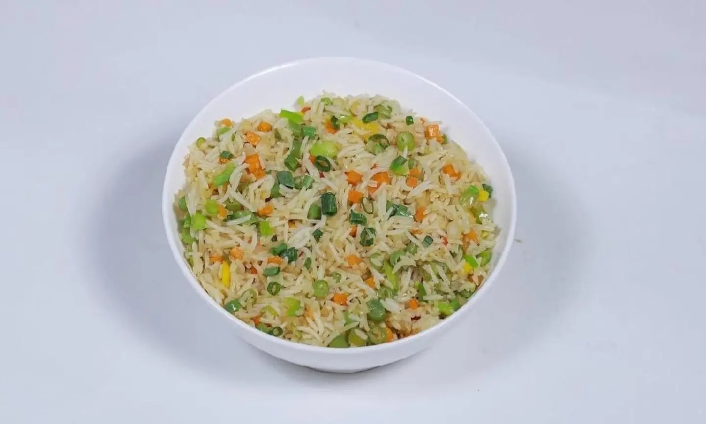 أرز مقلي خضار