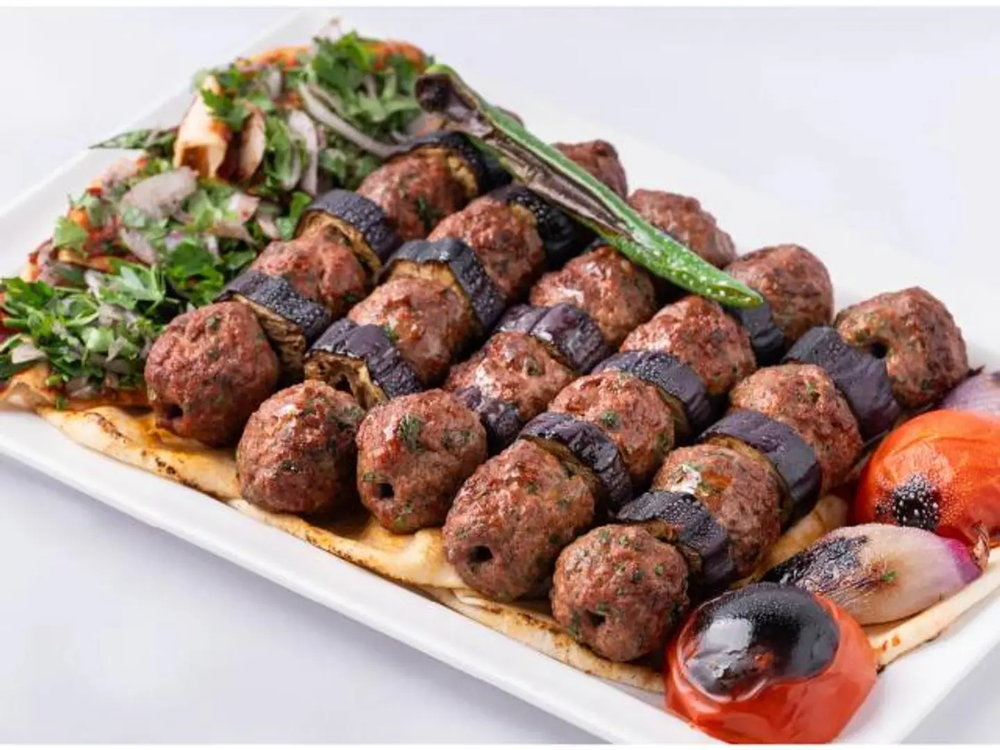 كباب بالباذنجان