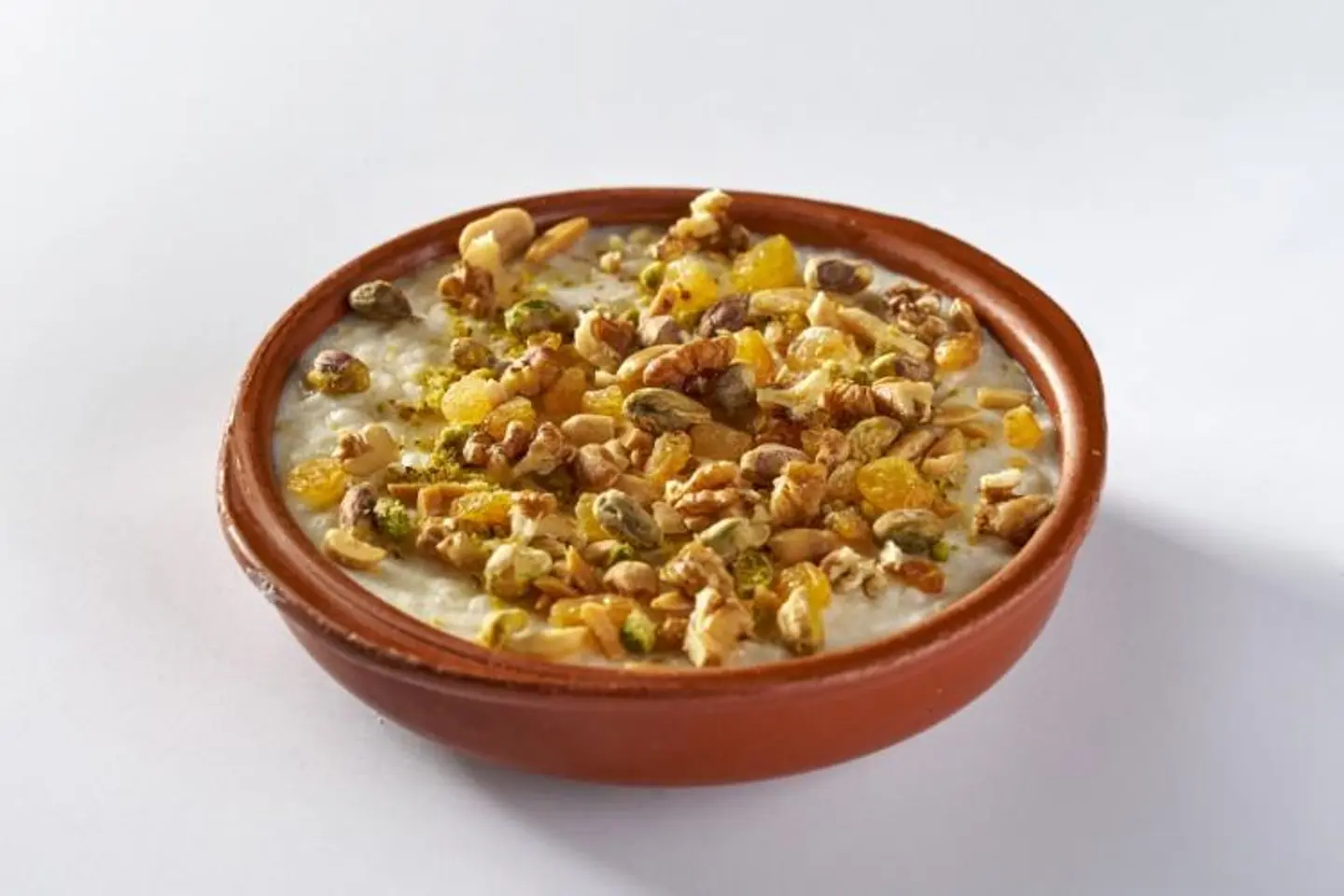 أرز بالحليب بالمكسرات
