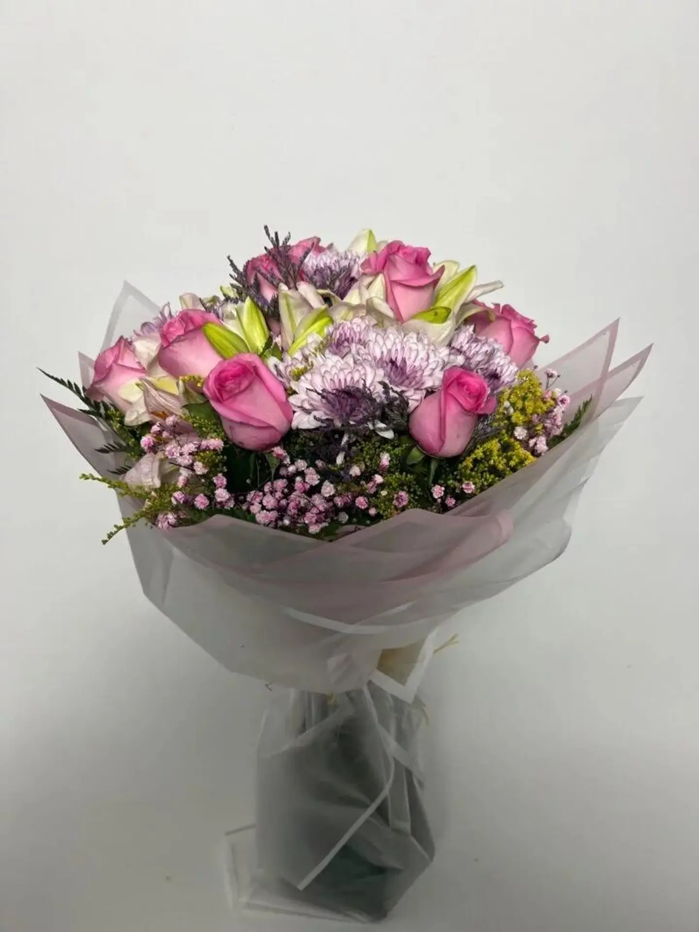 Large Hand Bouquet Pink