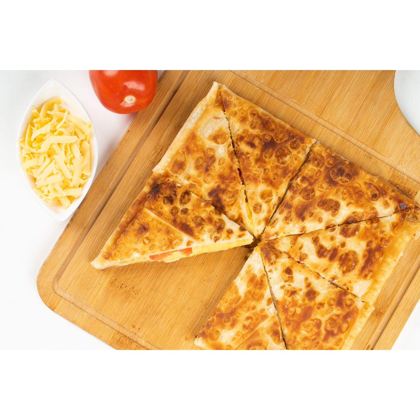 Cheddar Cheese Pie With Tomatoes