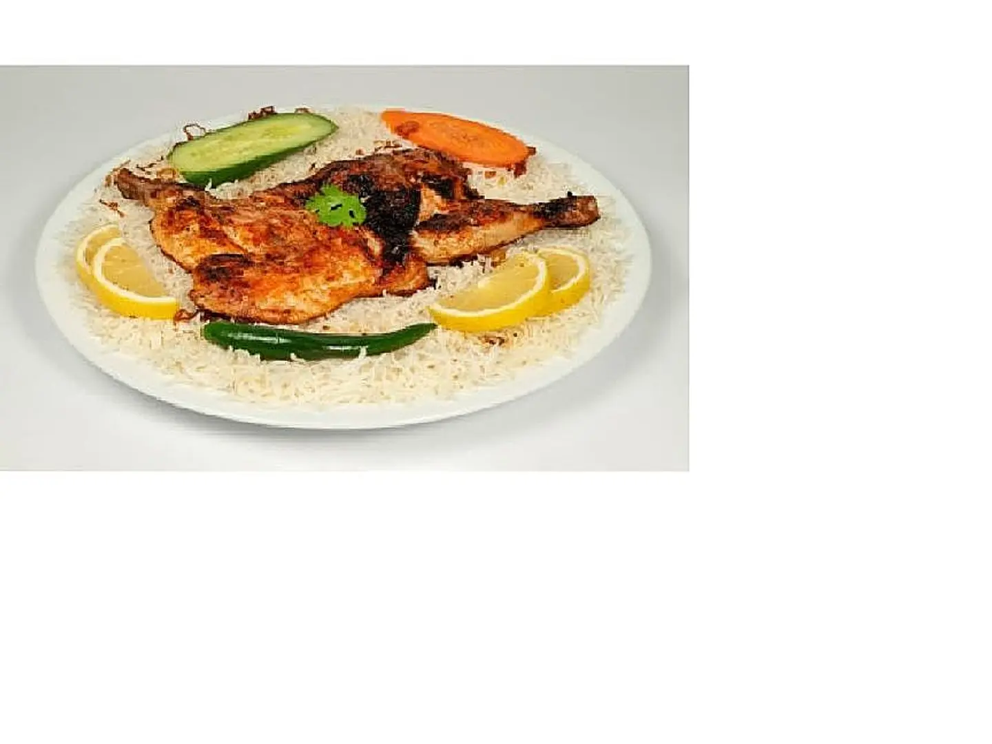 نصف دجاج فحم بيشاور