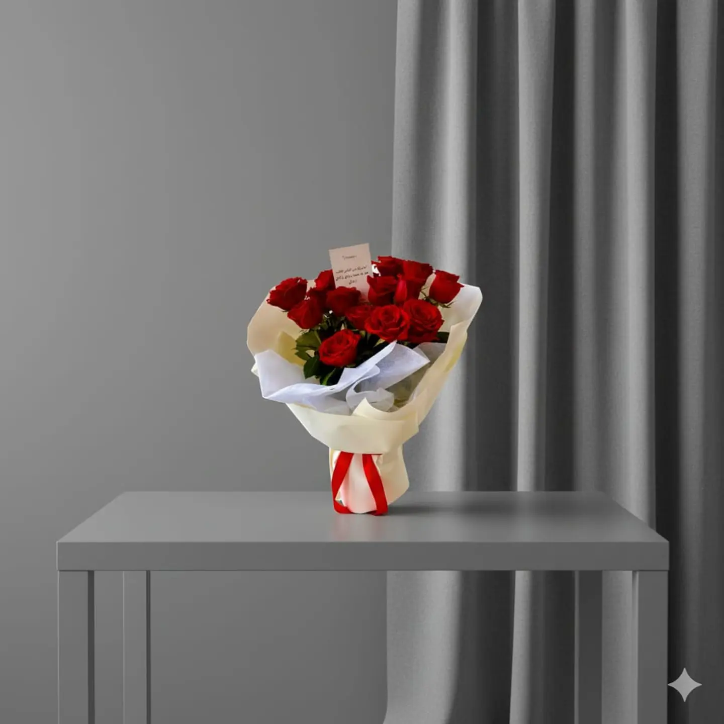 بوكية ورد احمر 10