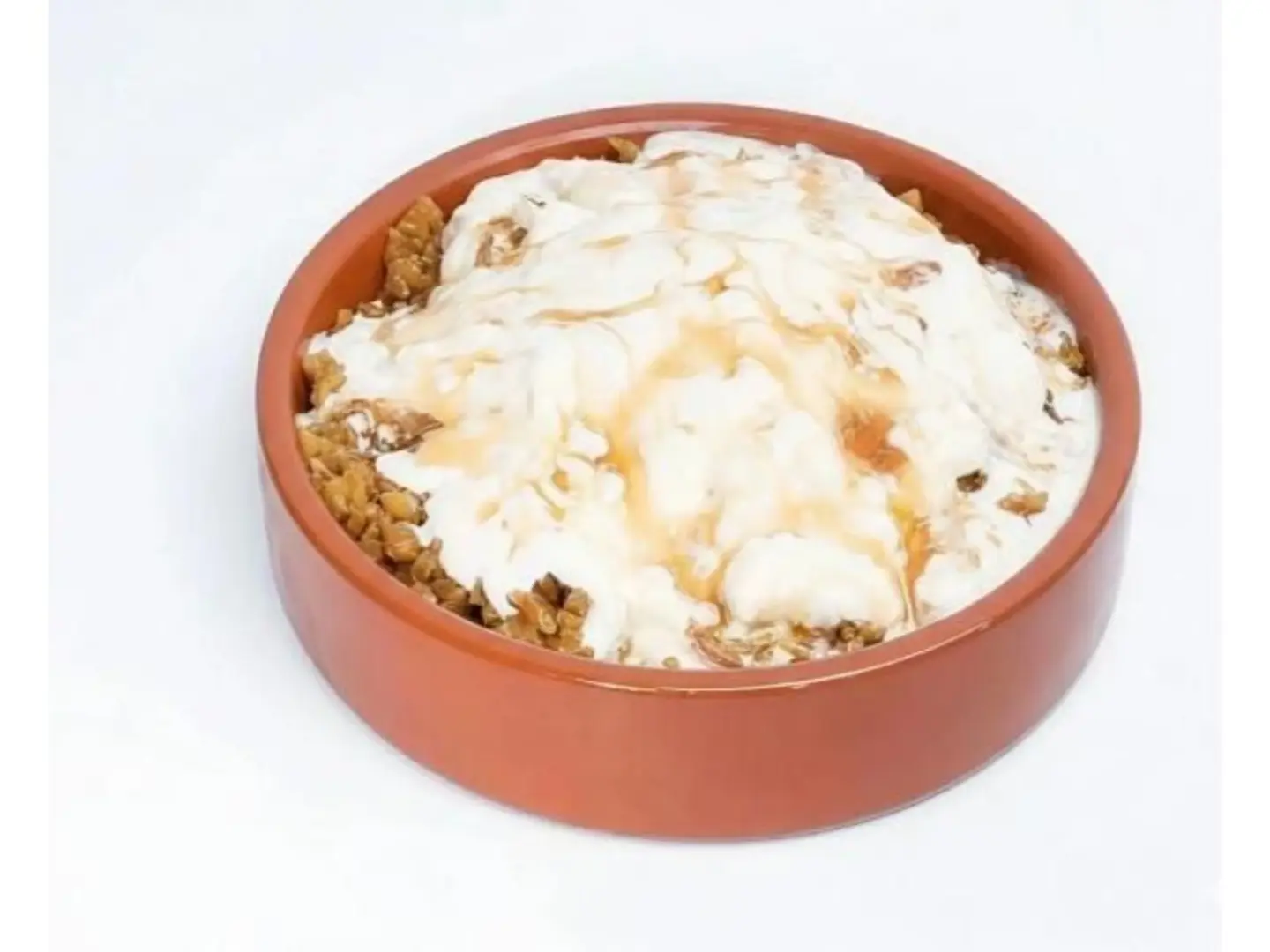 Cream Fattsh With Ghee And Honey