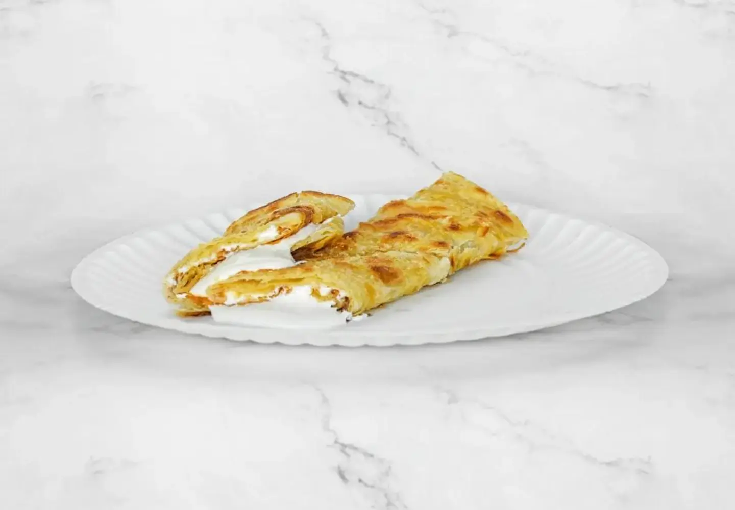 Chapati With Halloumi Cheese