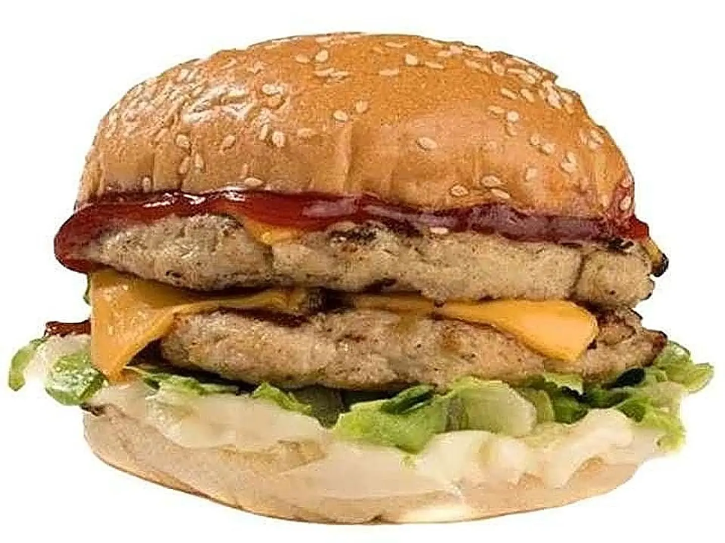 Double Grilled Chicken Burger