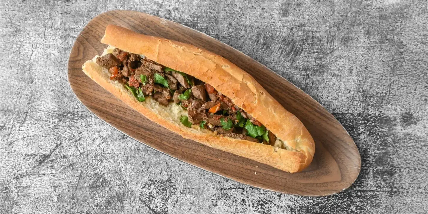 Fresh Liver Sandwich