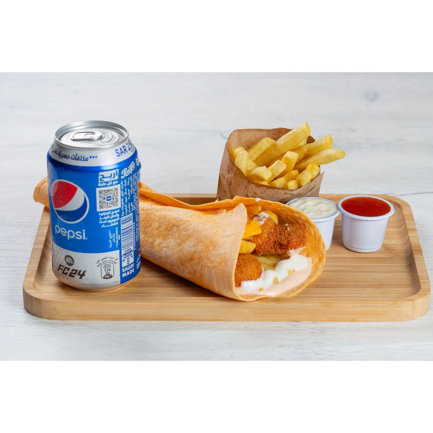 Spicy Sandwich Tortilla Meal