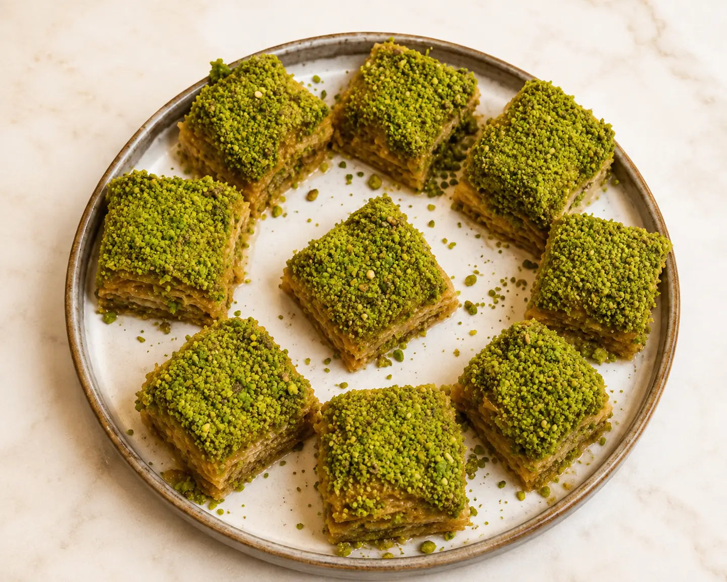 Milk Baklava With Pistachio - 1 Kg