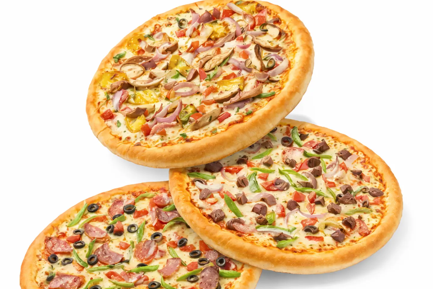 3 Large Pizzas Offer