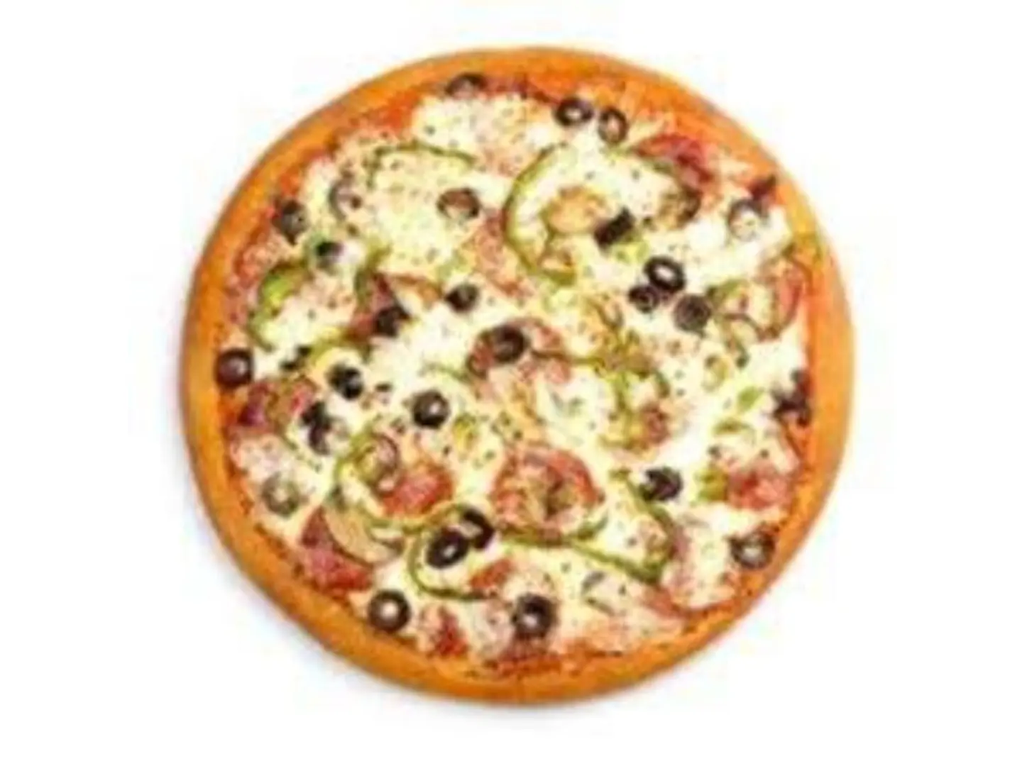 بيتزا بيبروني مع خضار