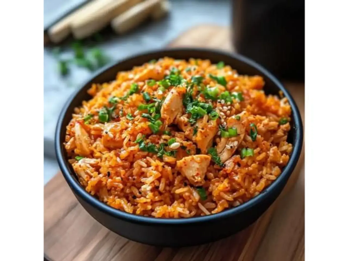 أرز مقلي بالدجاج