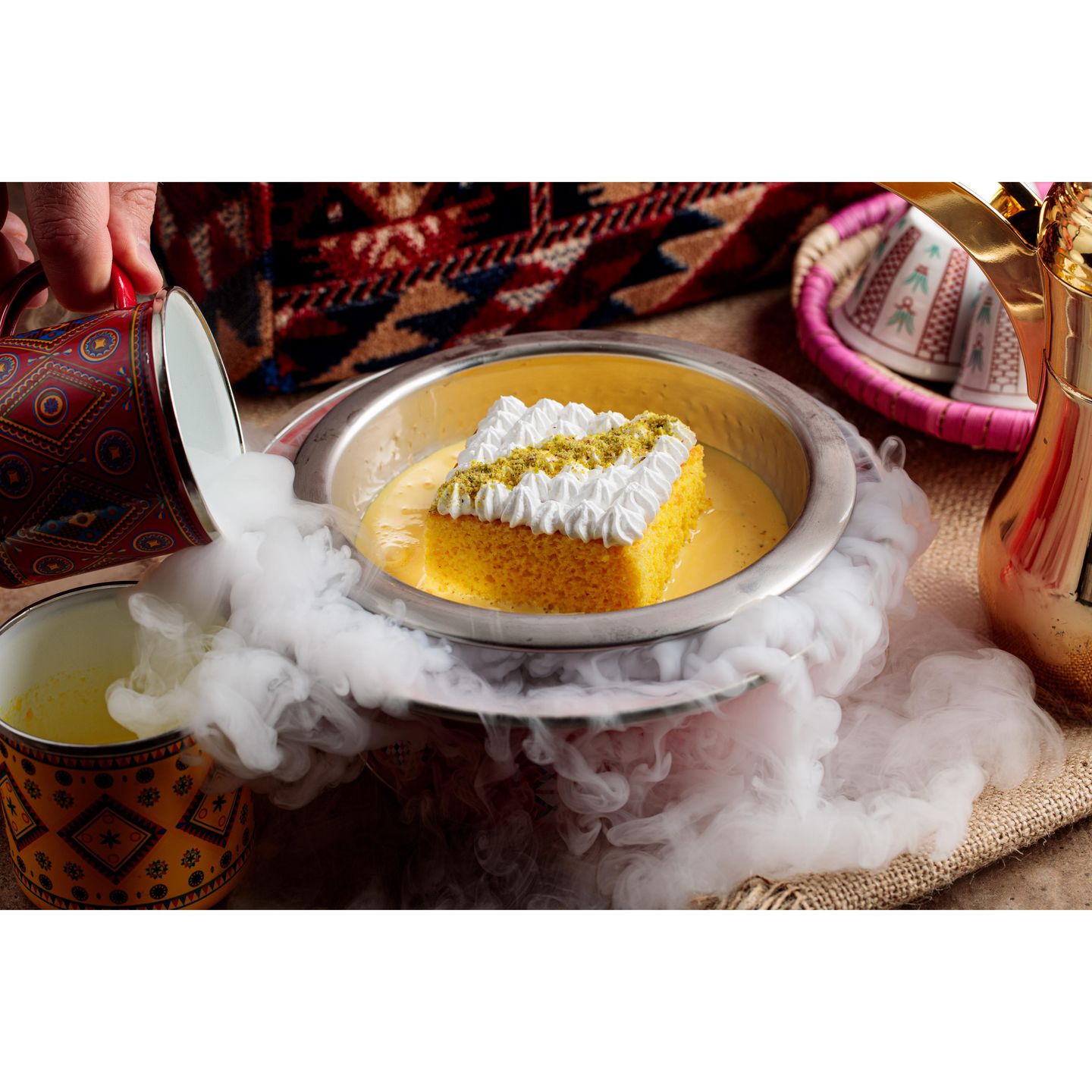 Saffron Milk Cake