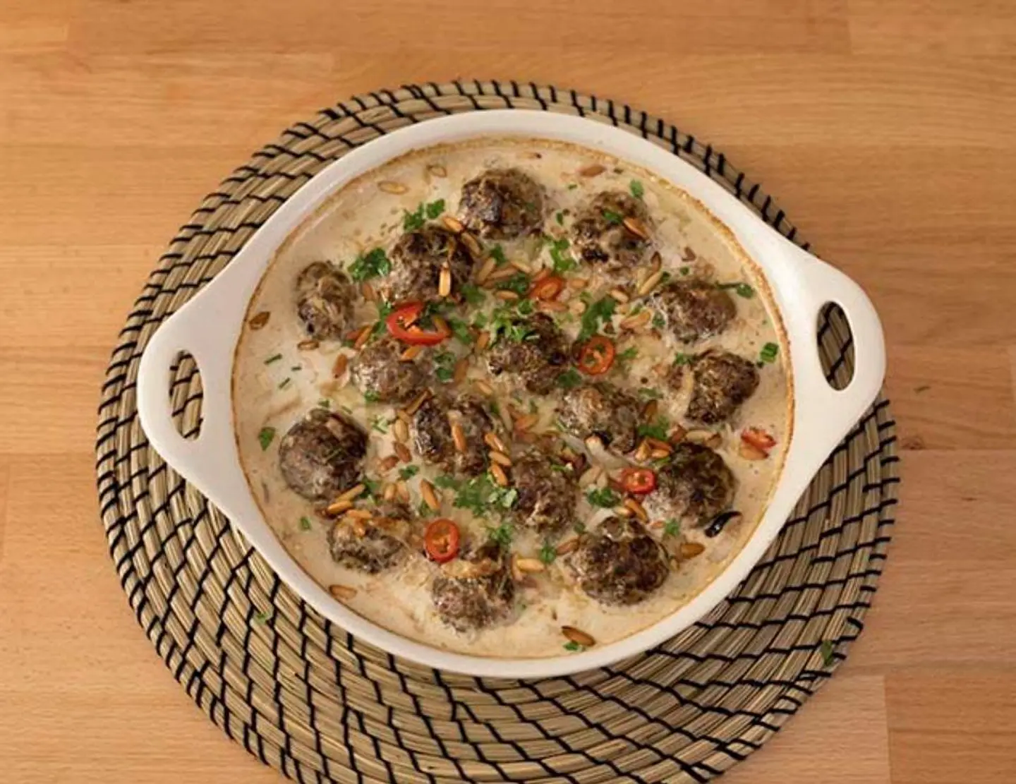 كفتة بالطحينية