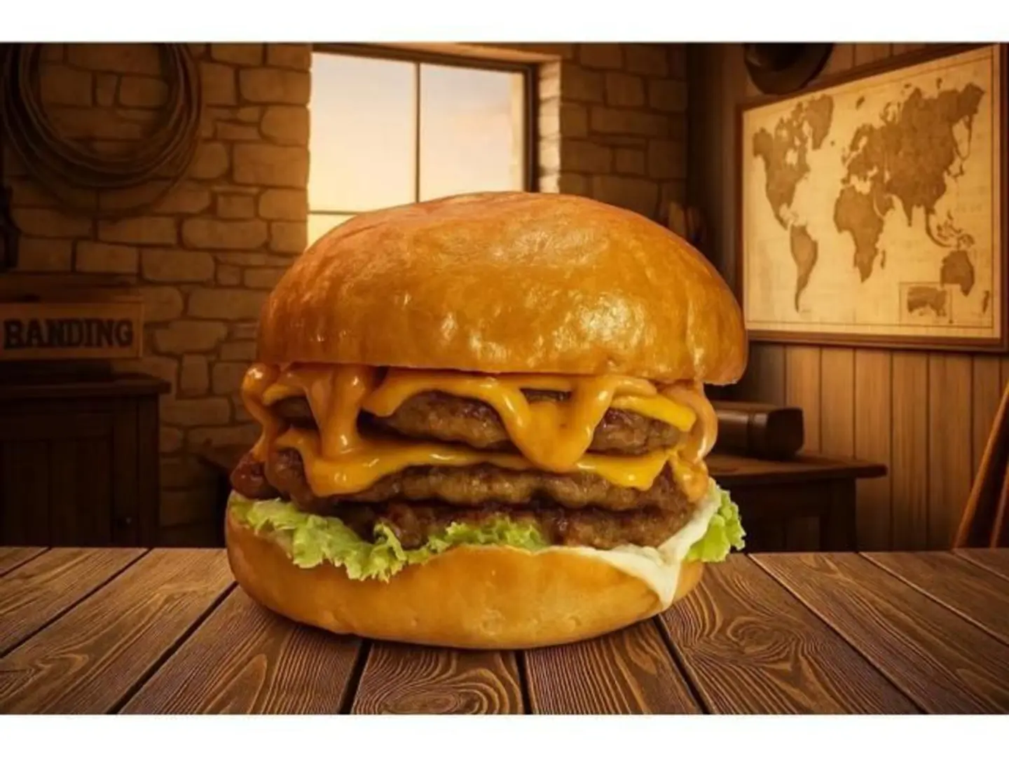 برجر لحم تربل