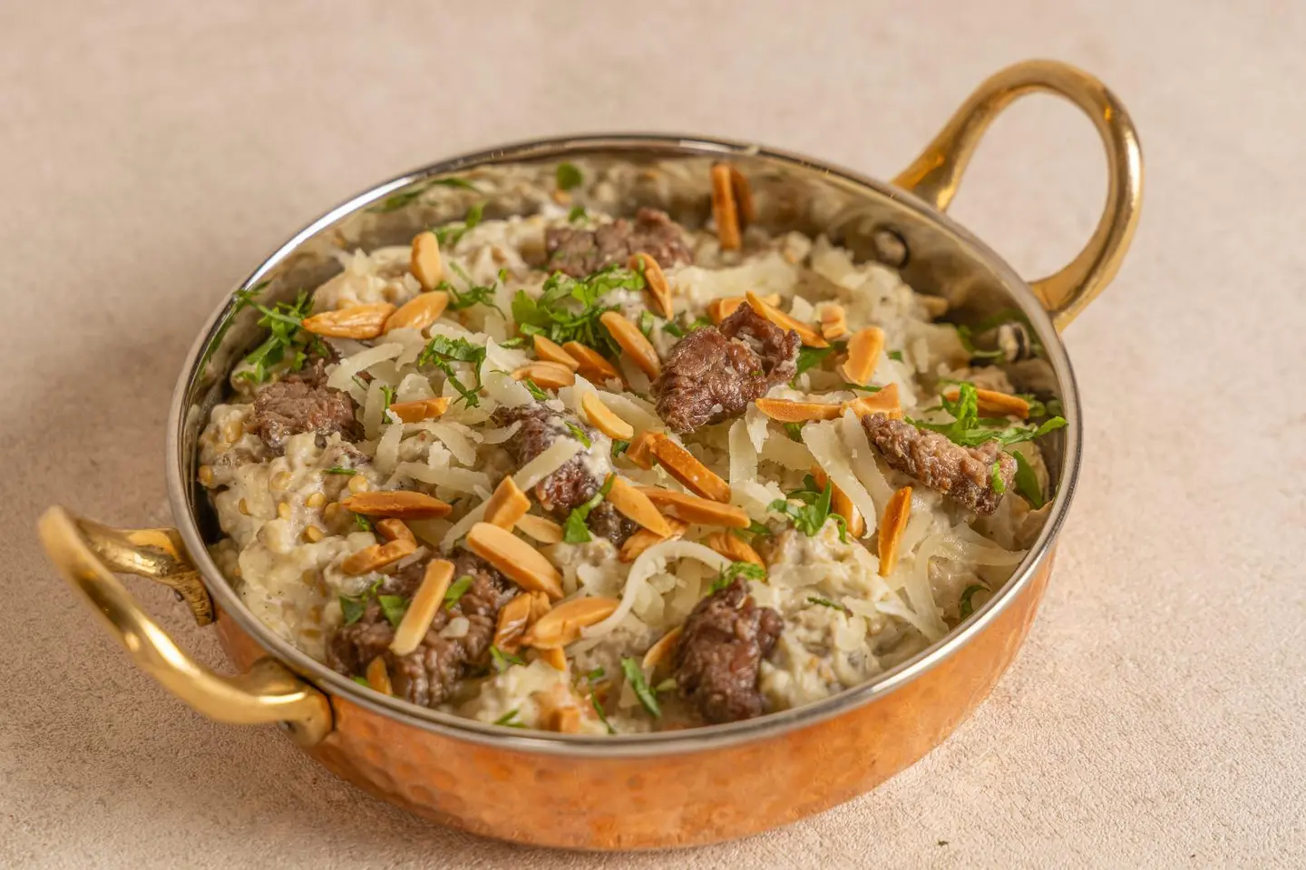 Eggplant Sajya With Meat