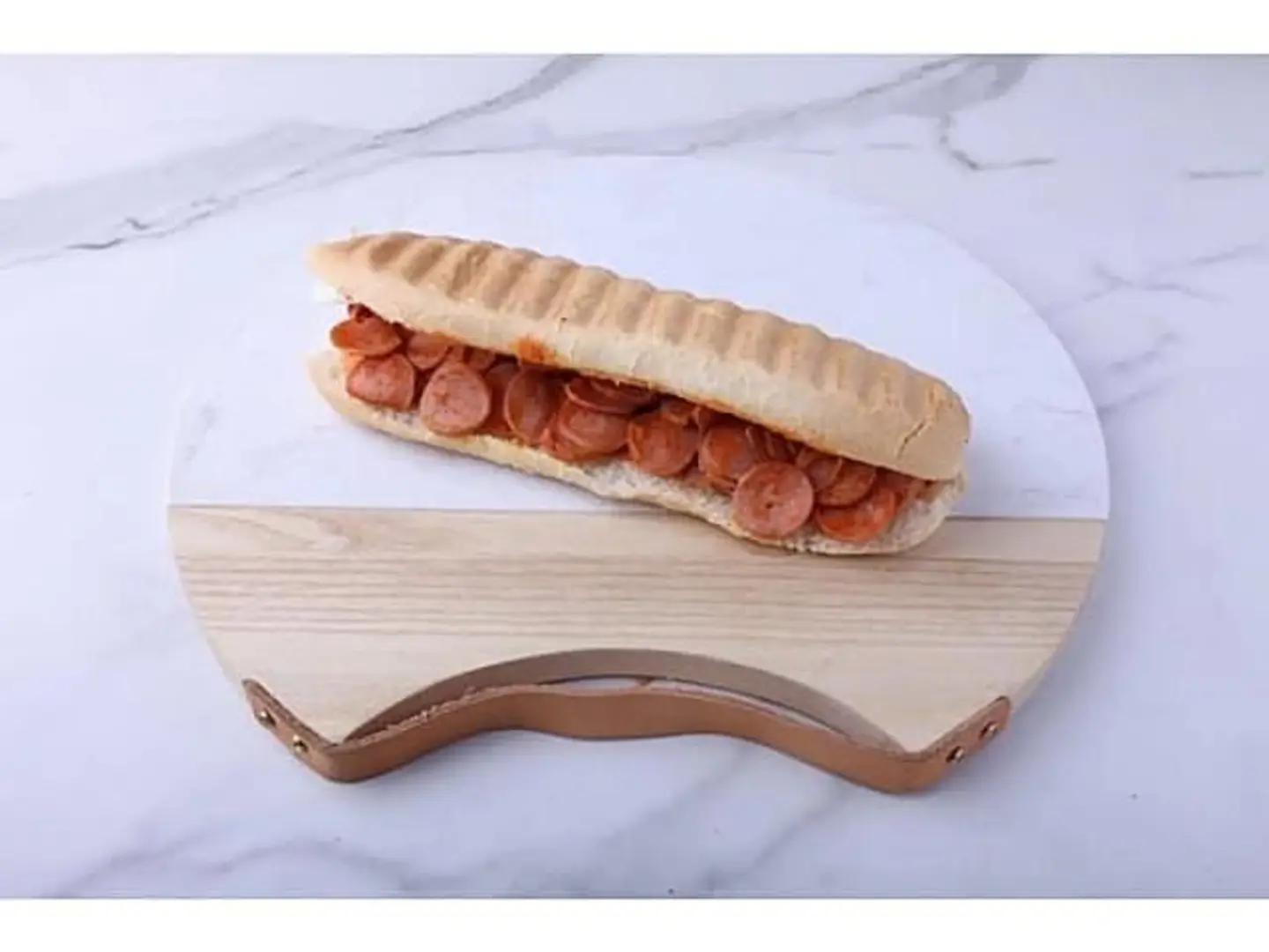 Egg & Hot Dog Sandwich