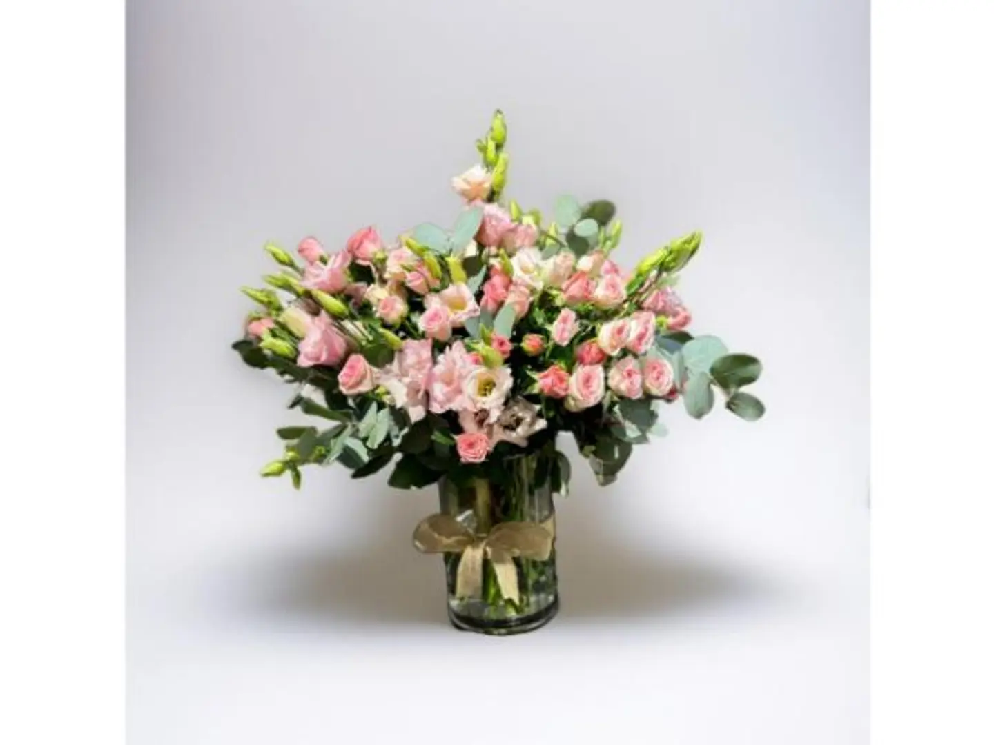 Luxurious Pink Lycianthus Vase
