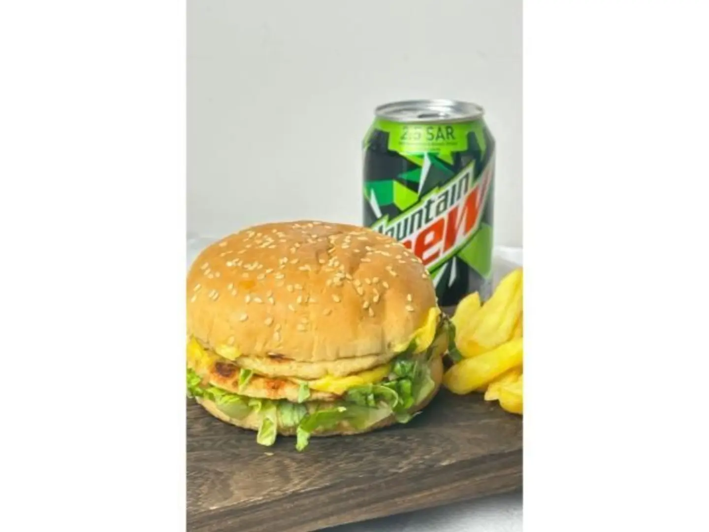 برجر دجاج مشوي دبل