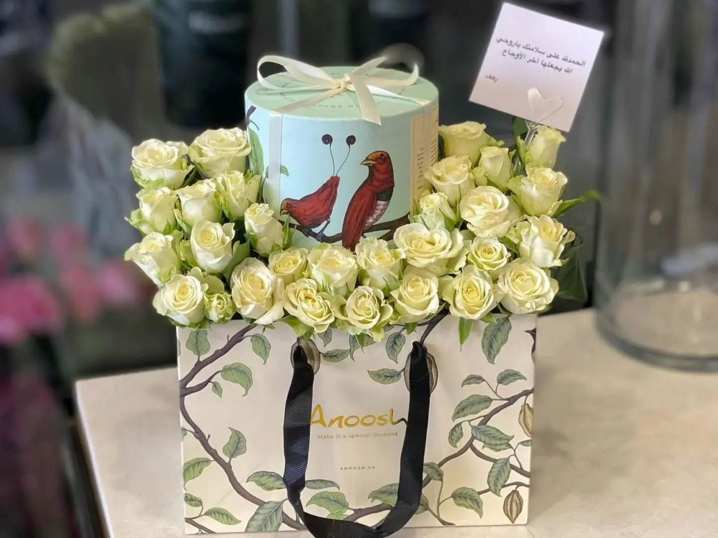 تنسيق كلاسيكي مع شكولاتة أنوش