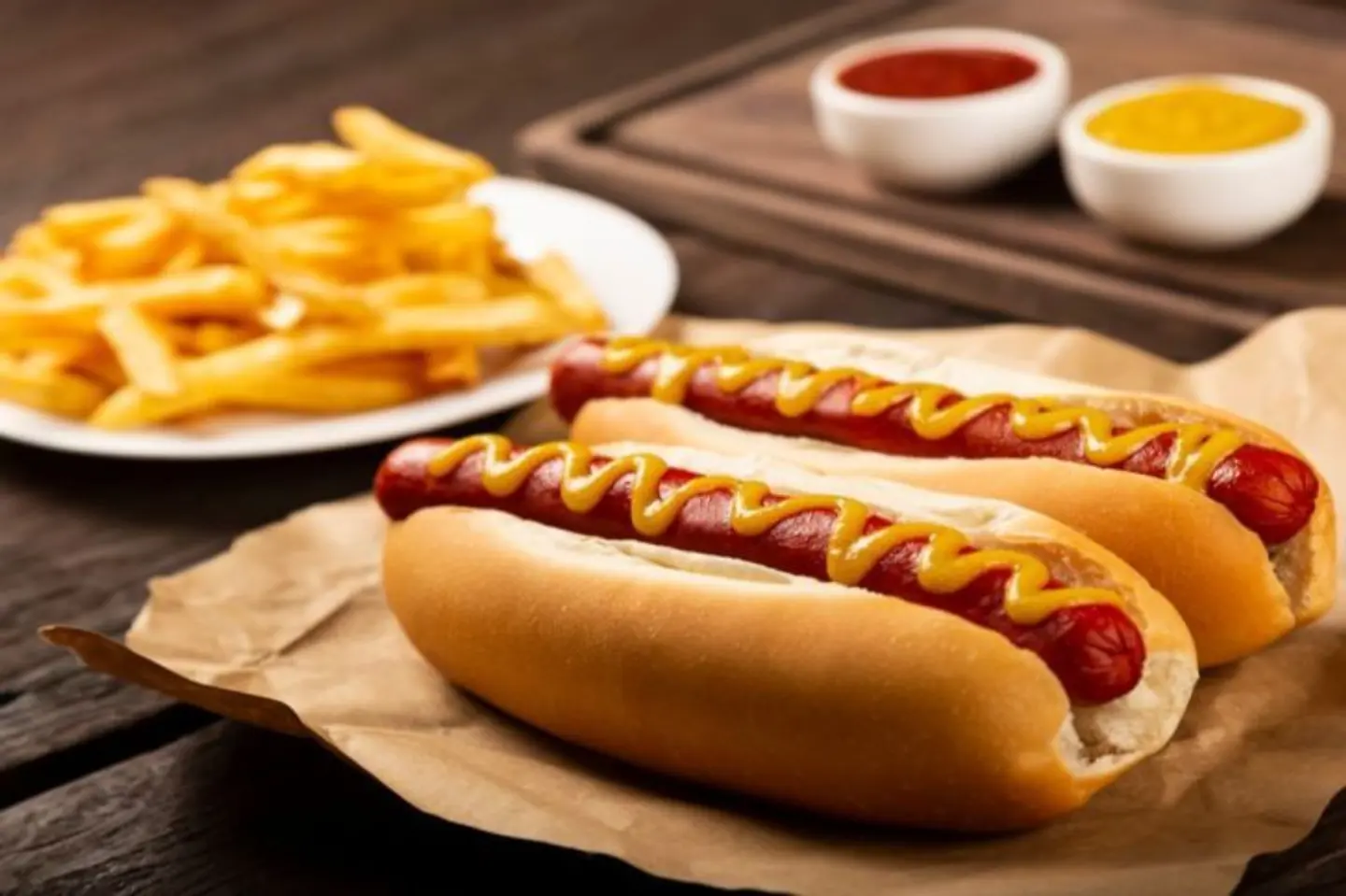 ساندوتش نقانق مع جبن