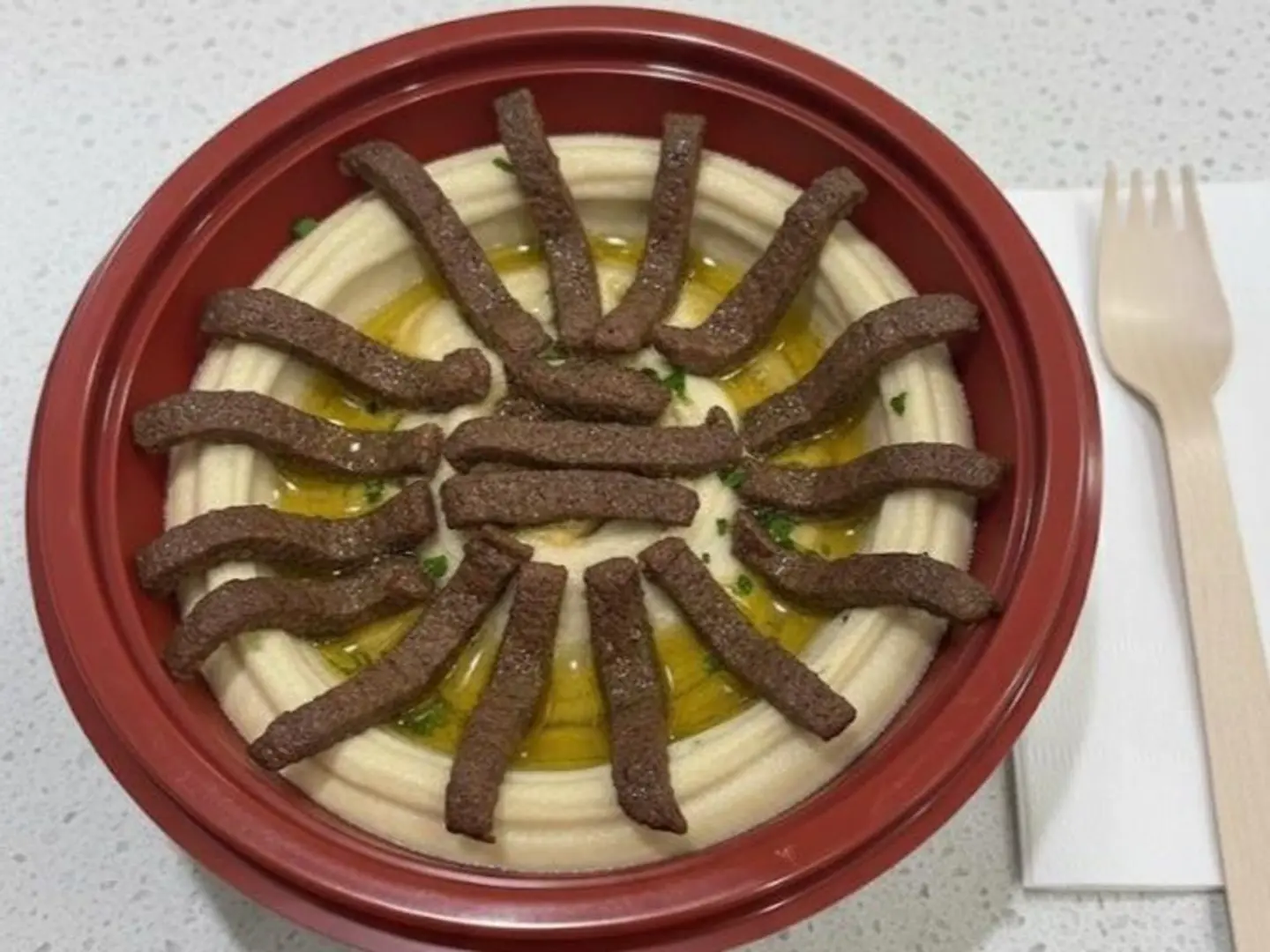 حمص بالكبدة