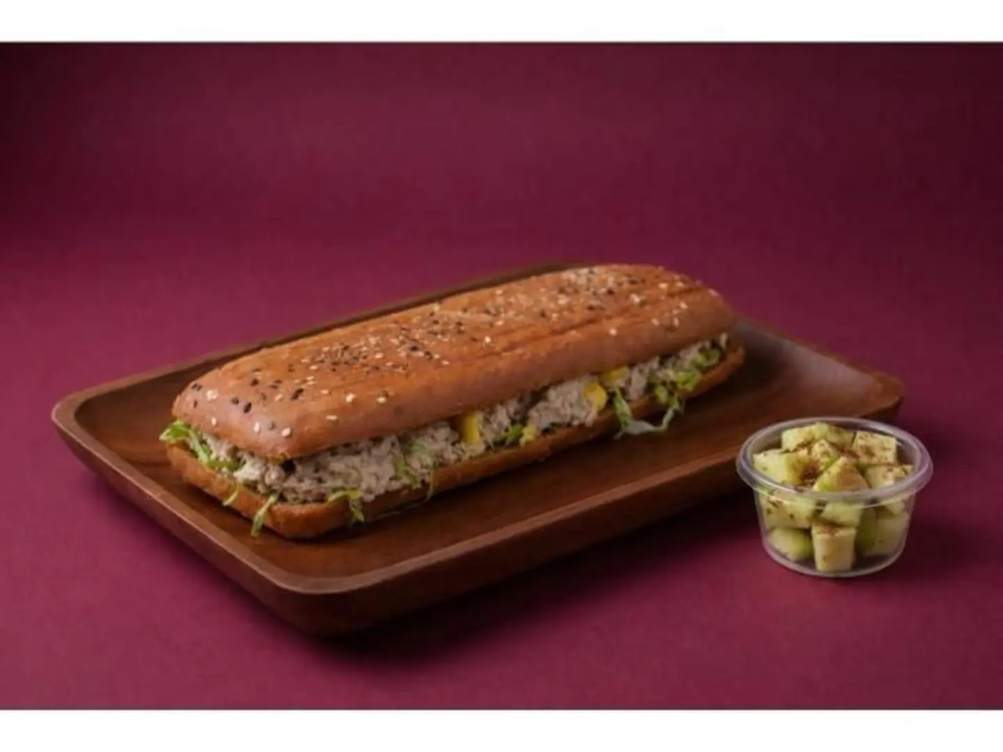 تونة مع التفاح