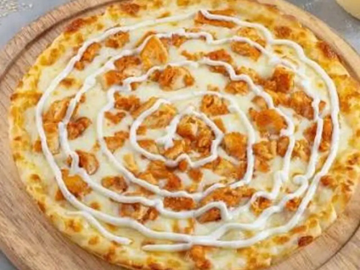 بيتزا دجاج رانش كبير