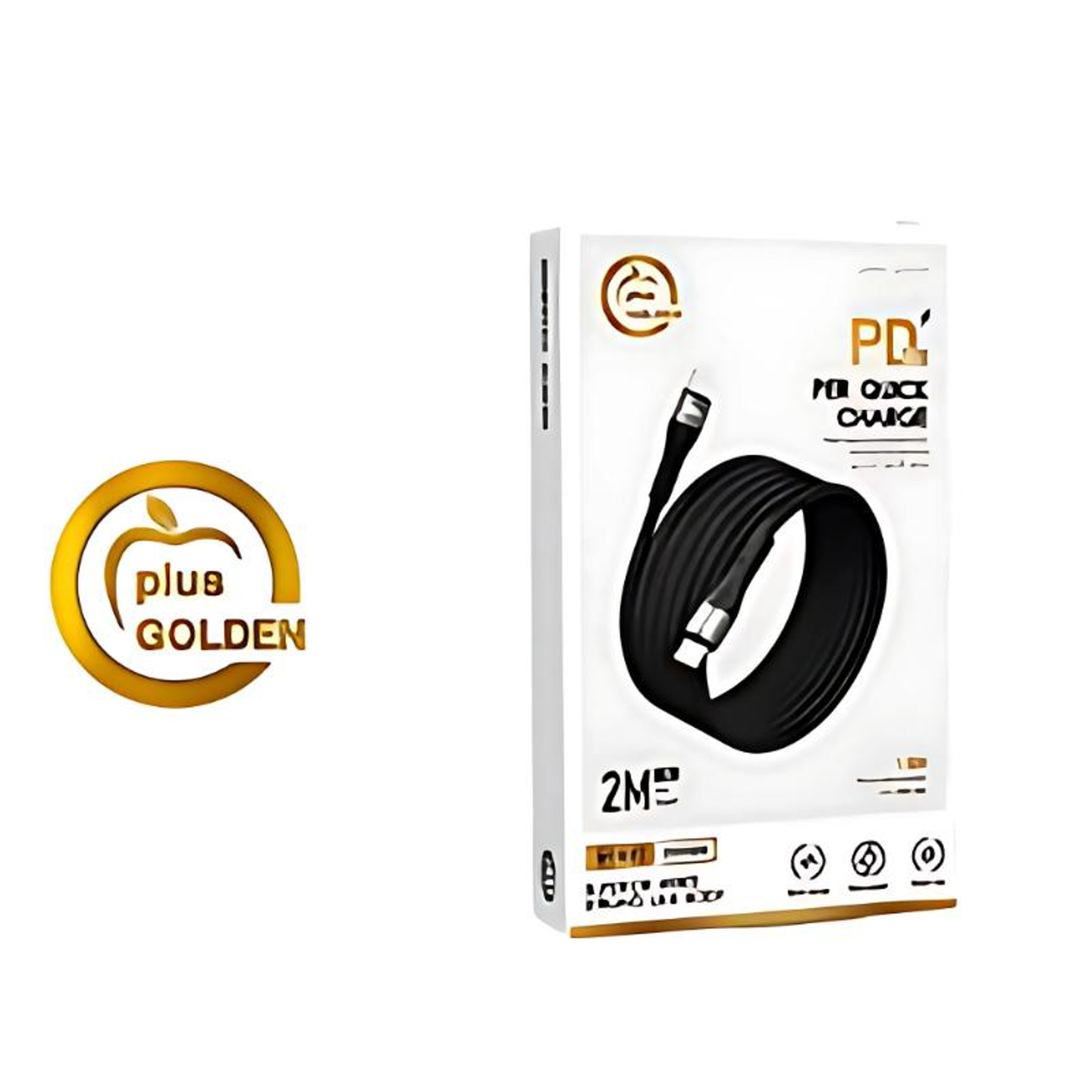 Golden Plus 2m Type C Fabric Cable