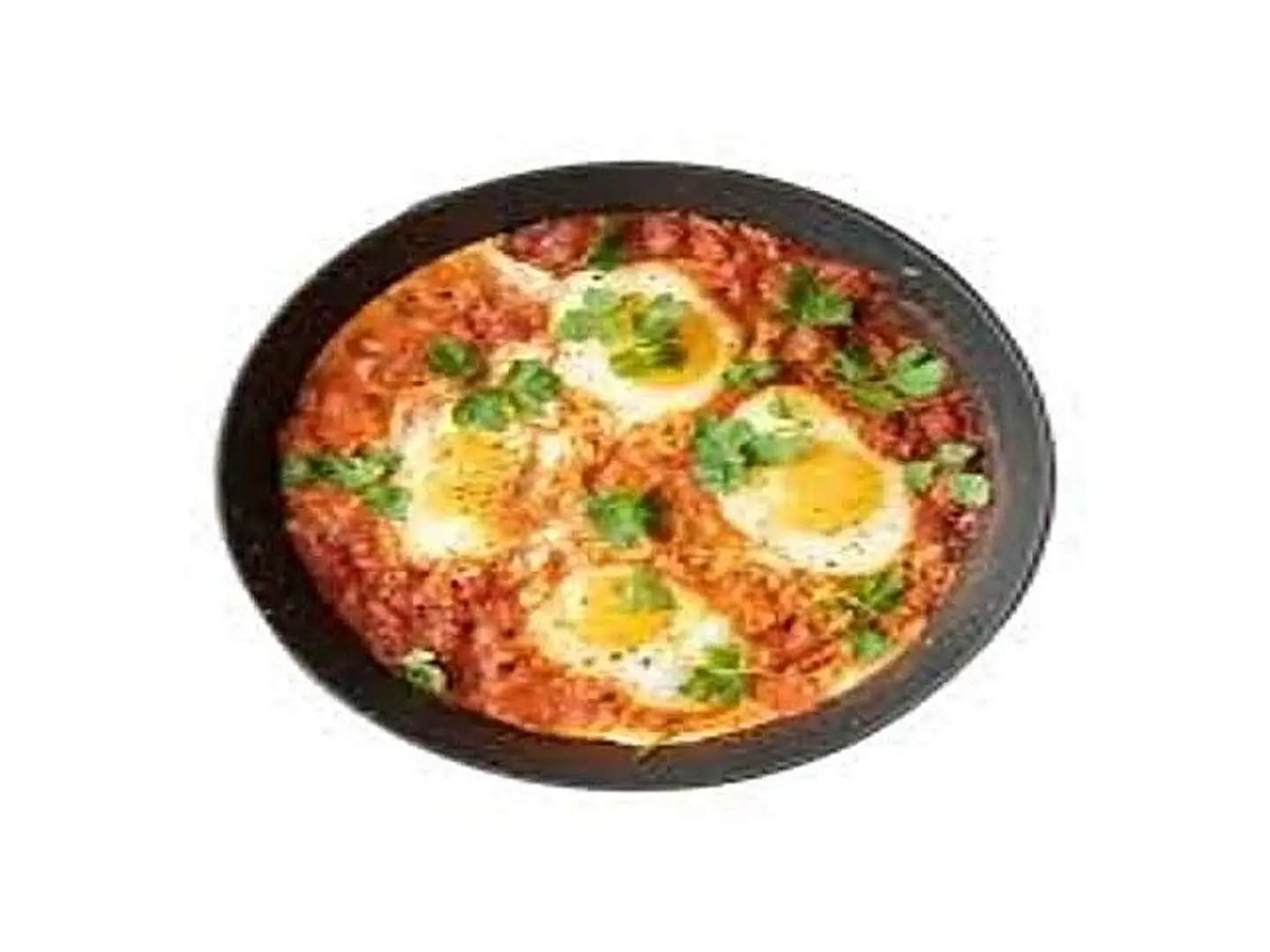 Bean Plate With Eggs