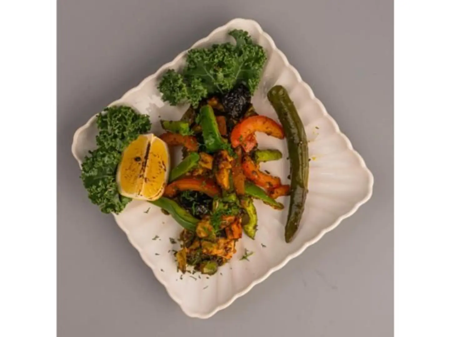 Salmon Meal With Shrimp