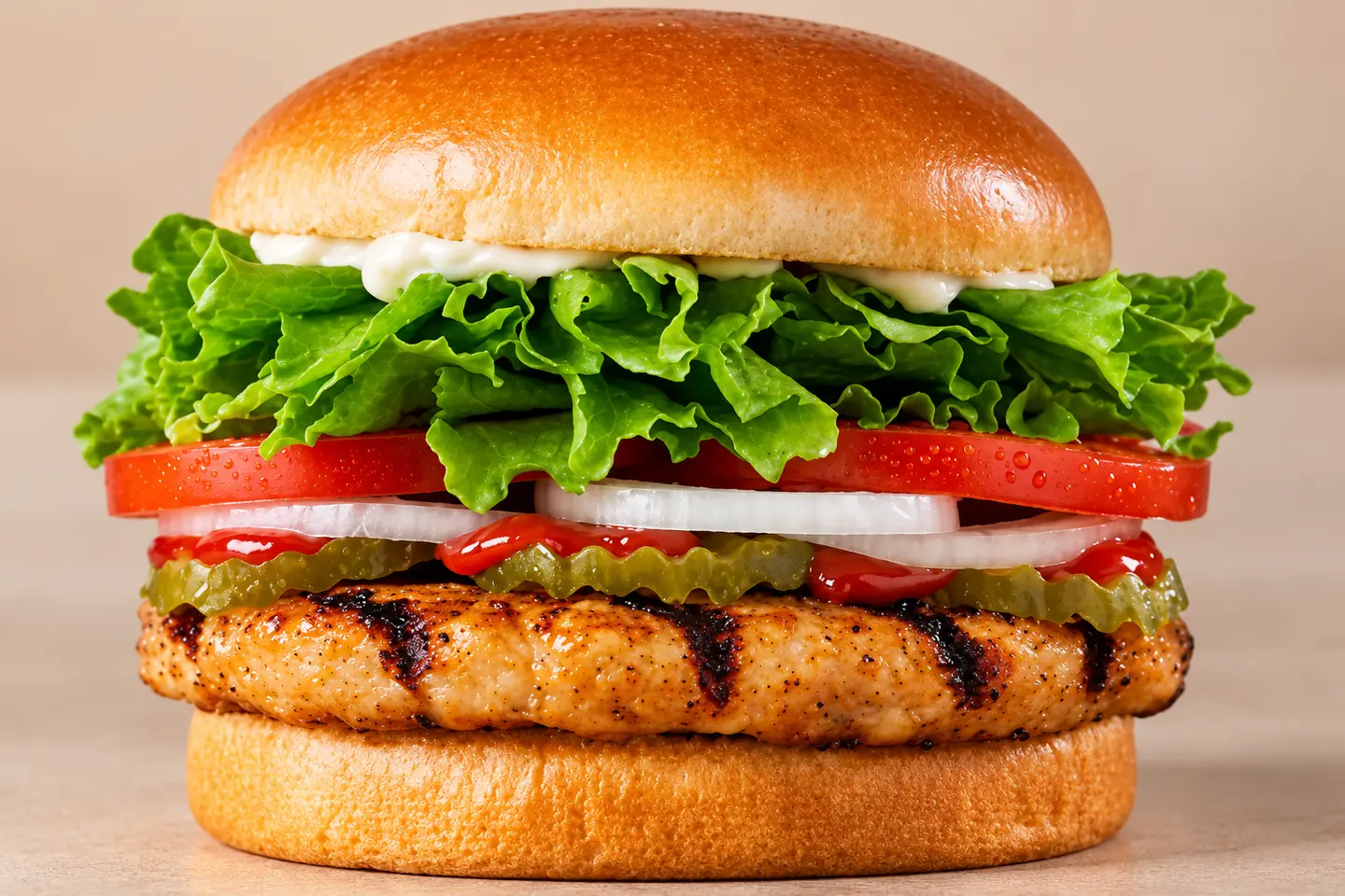 Grilled Chicken Burger