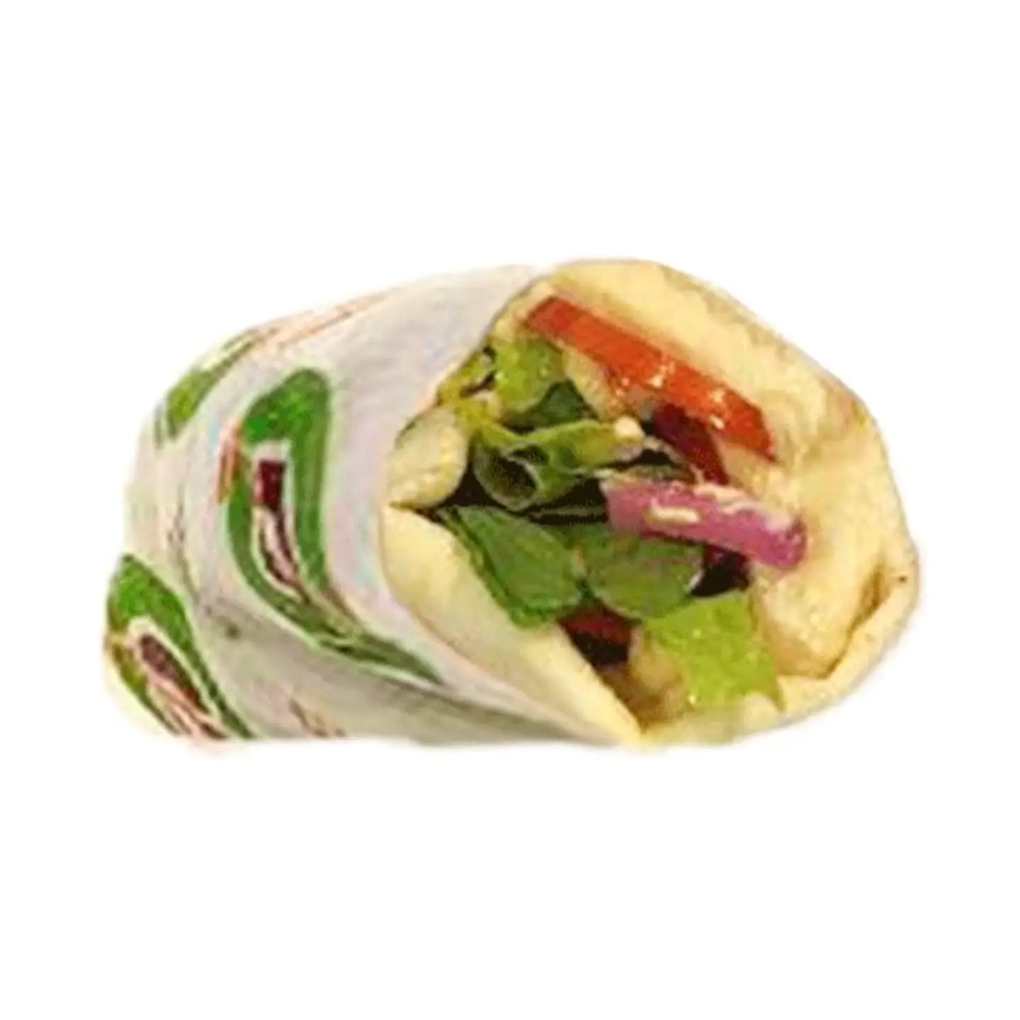 Small Falafel Sandwich In Saj Bread With Fries
