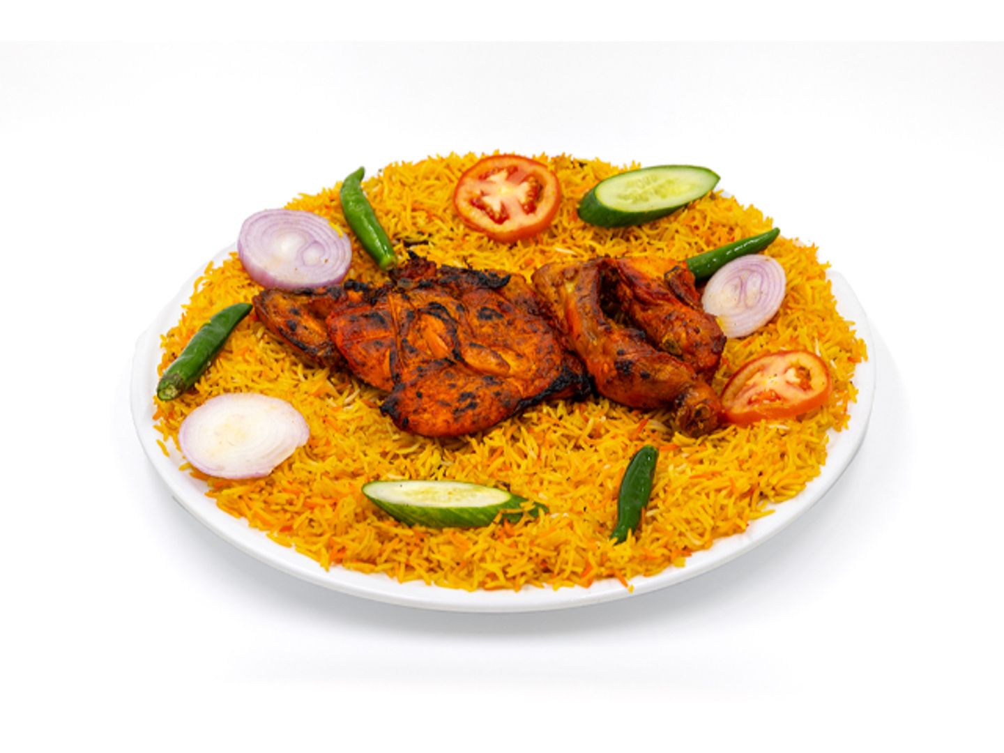 Whole Charcoal Chicken With Rice