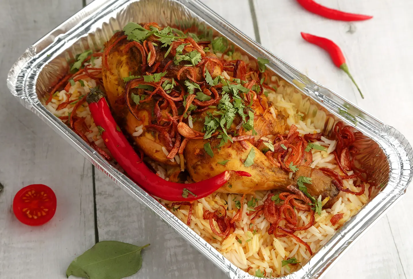 نصف حبة الدجاج مندي