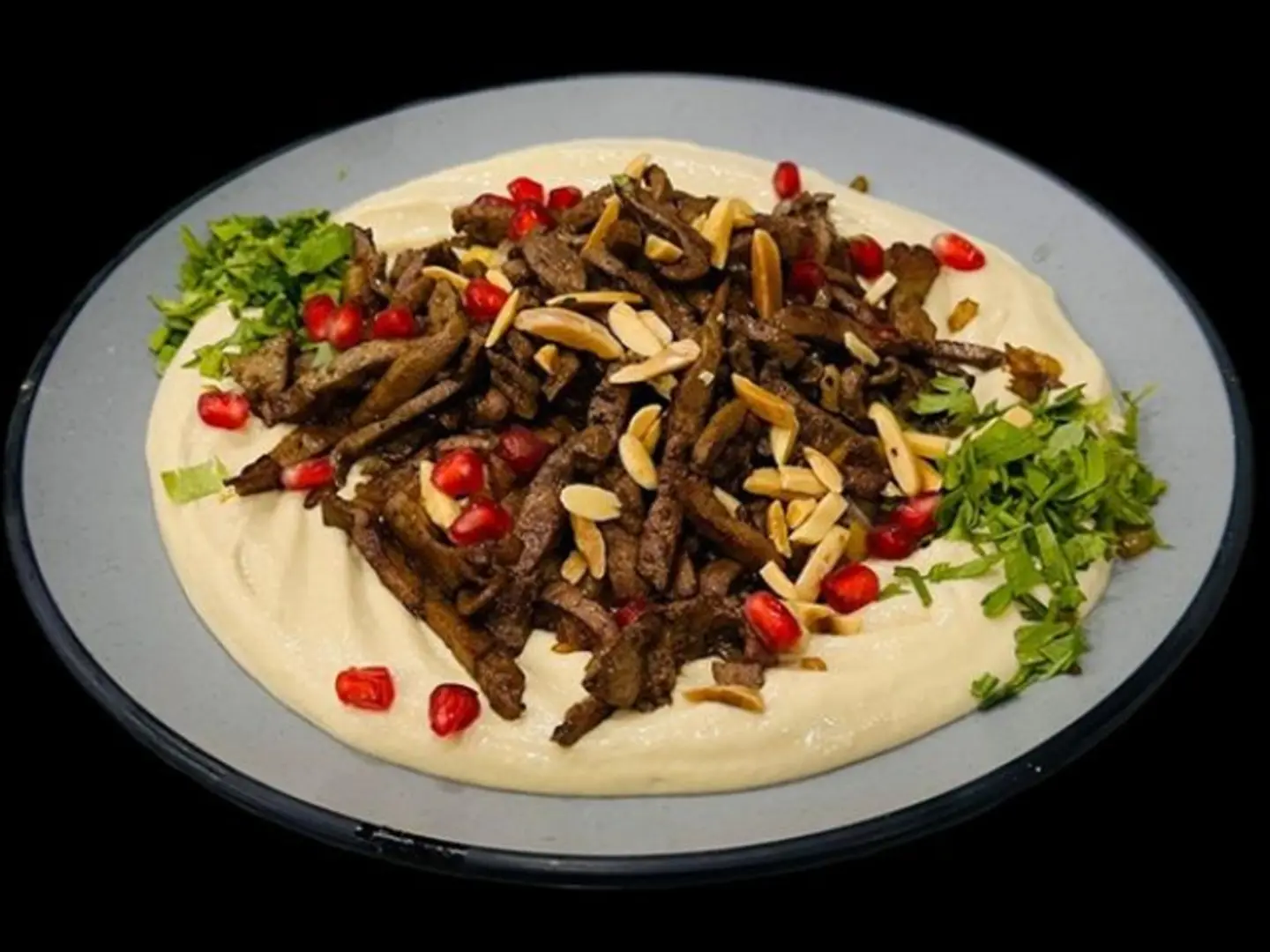 حمص بالكبدة