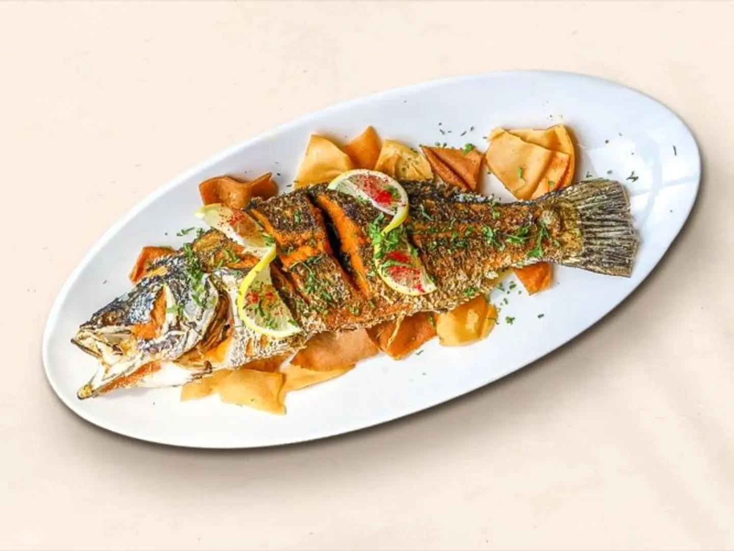 قاروص مقلي (1كلغ)