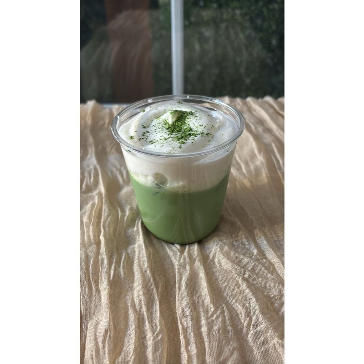 Matcha With Vanilla Crème