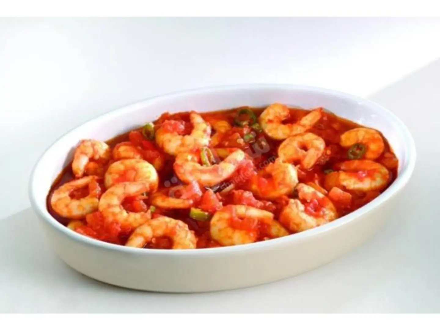 Shrimp Tagine Cooked With Sauce