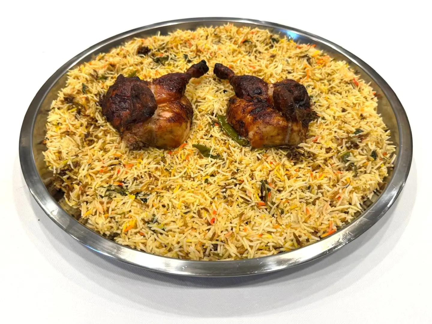 Grilled Chicken With Spiced Rice