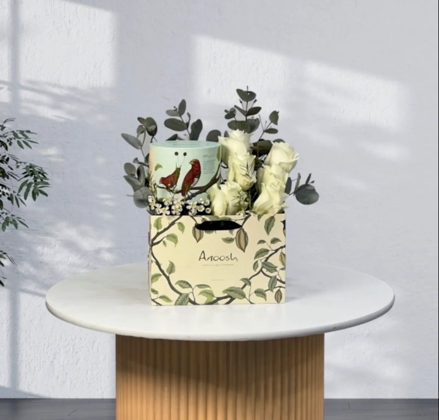 أنوش مع ورد 4