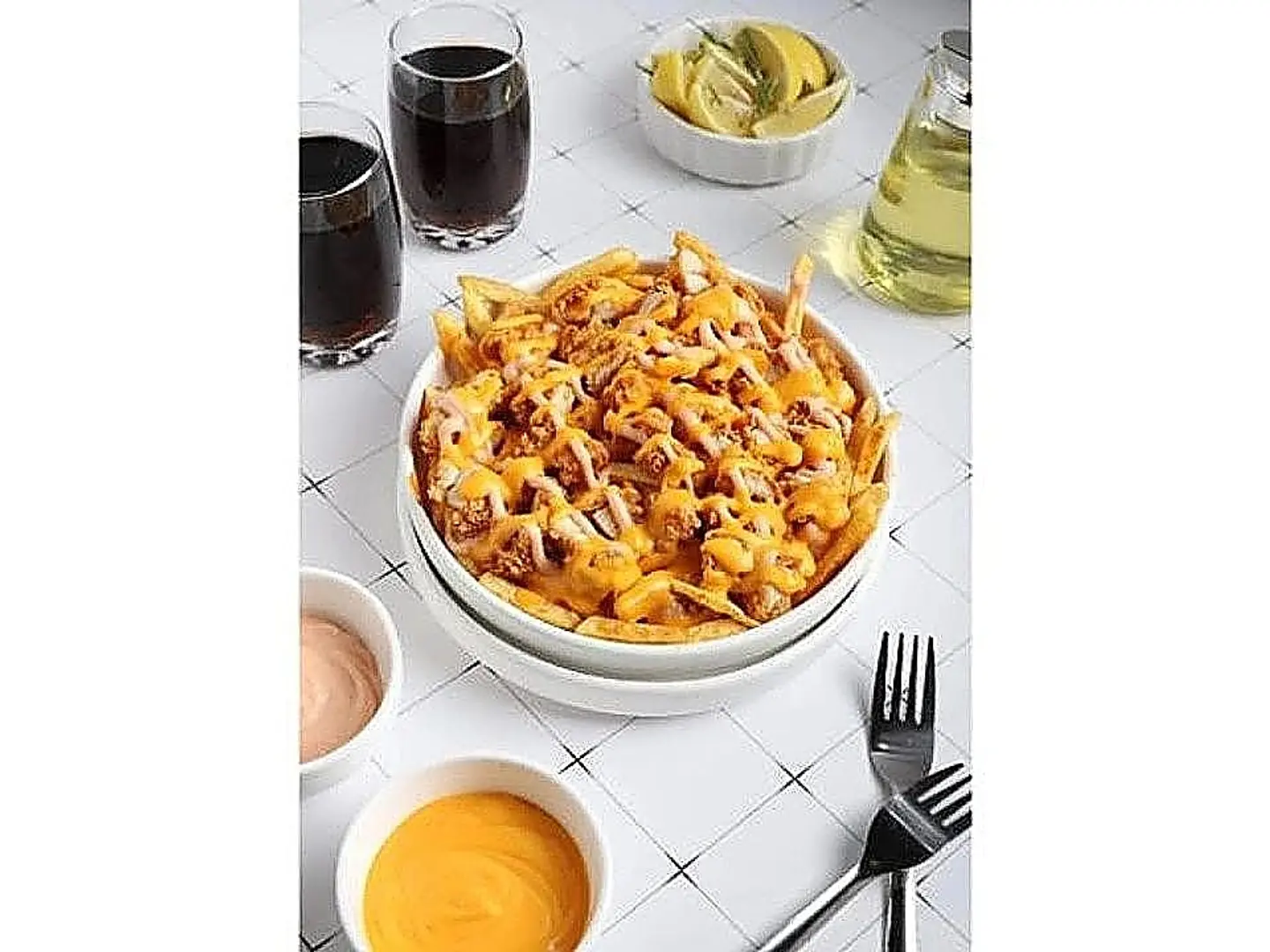 تشكن فرايز صغير