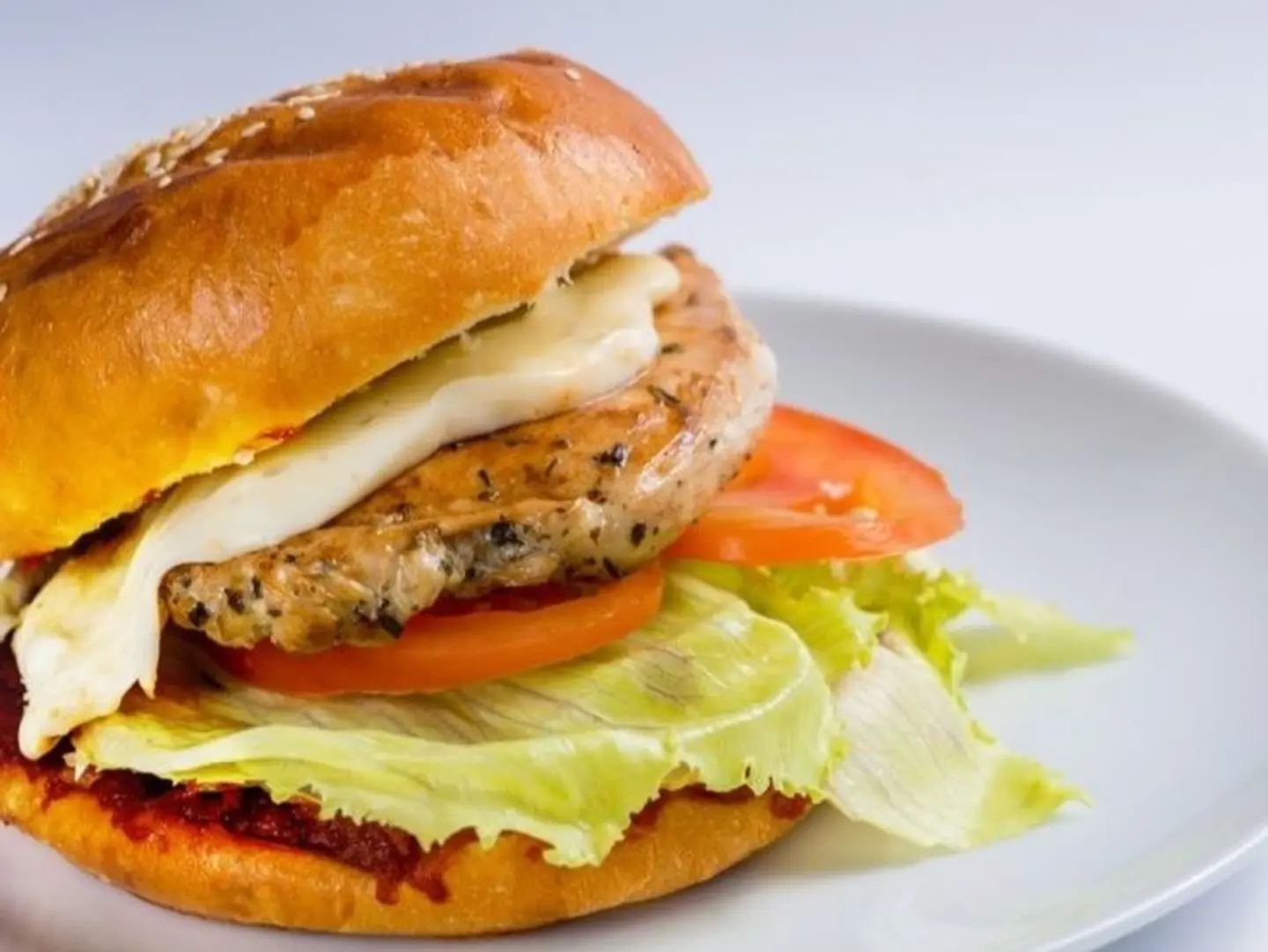 برجر دجاج مقلي