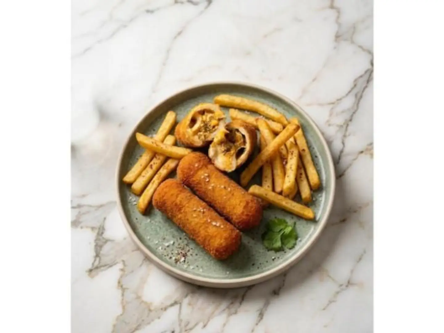 Chicken Special Toast Roll Meal With Fries