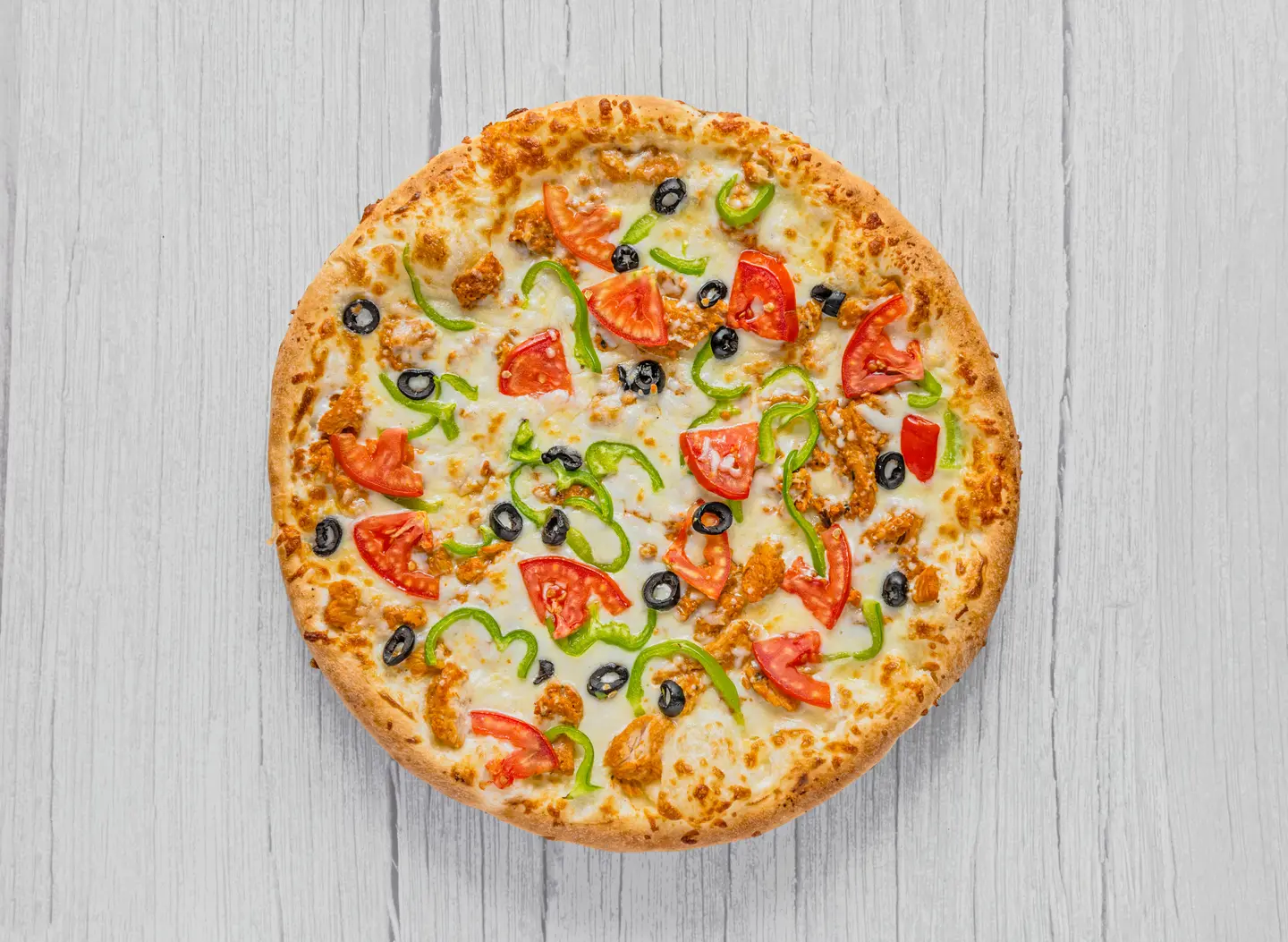 Chicken Nuggets Pizza