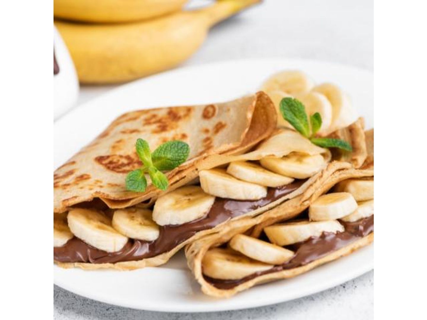 كريب نوتيلا مع الموز