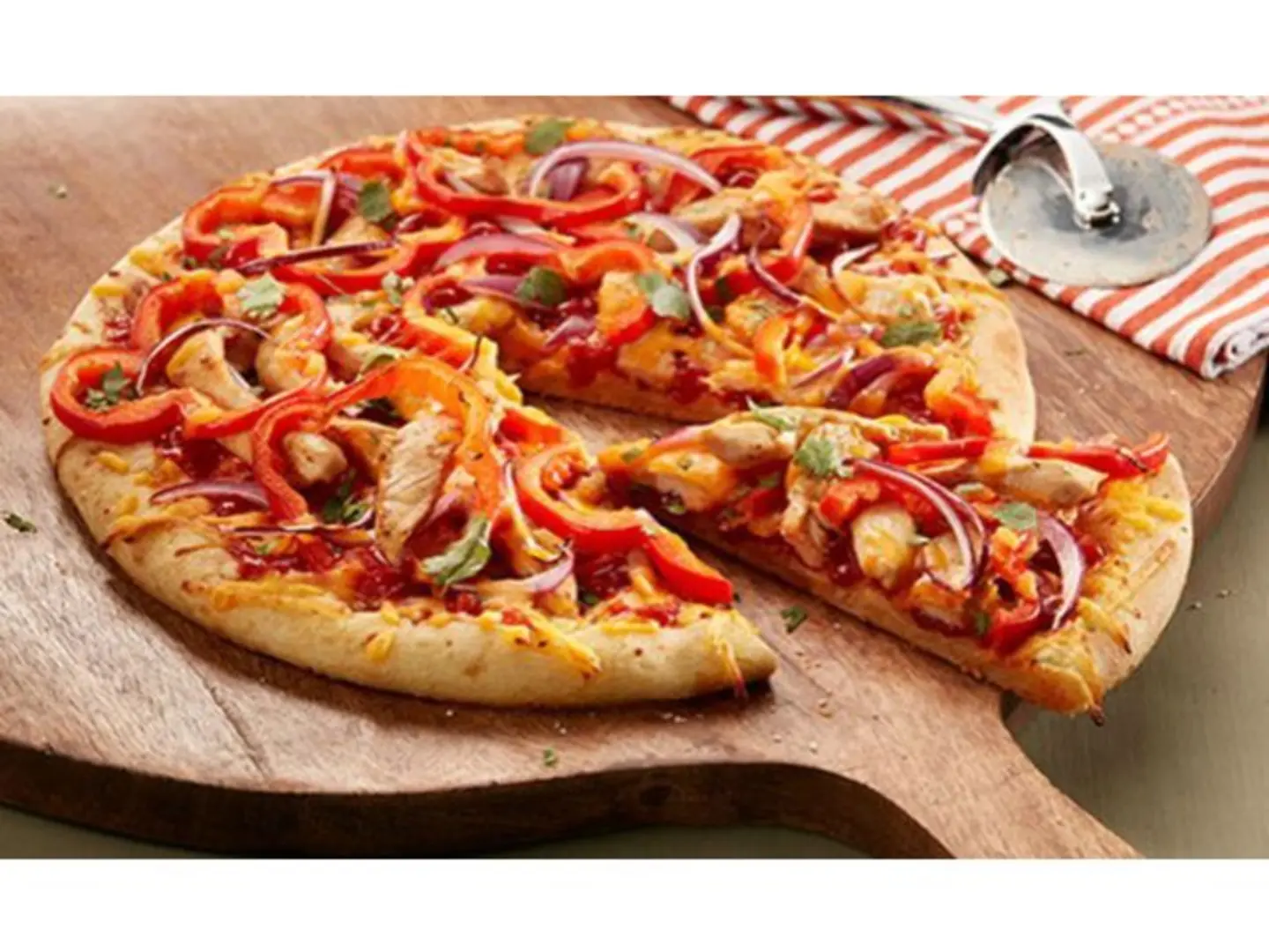 بيتزا نابولي خضار مع دجاج