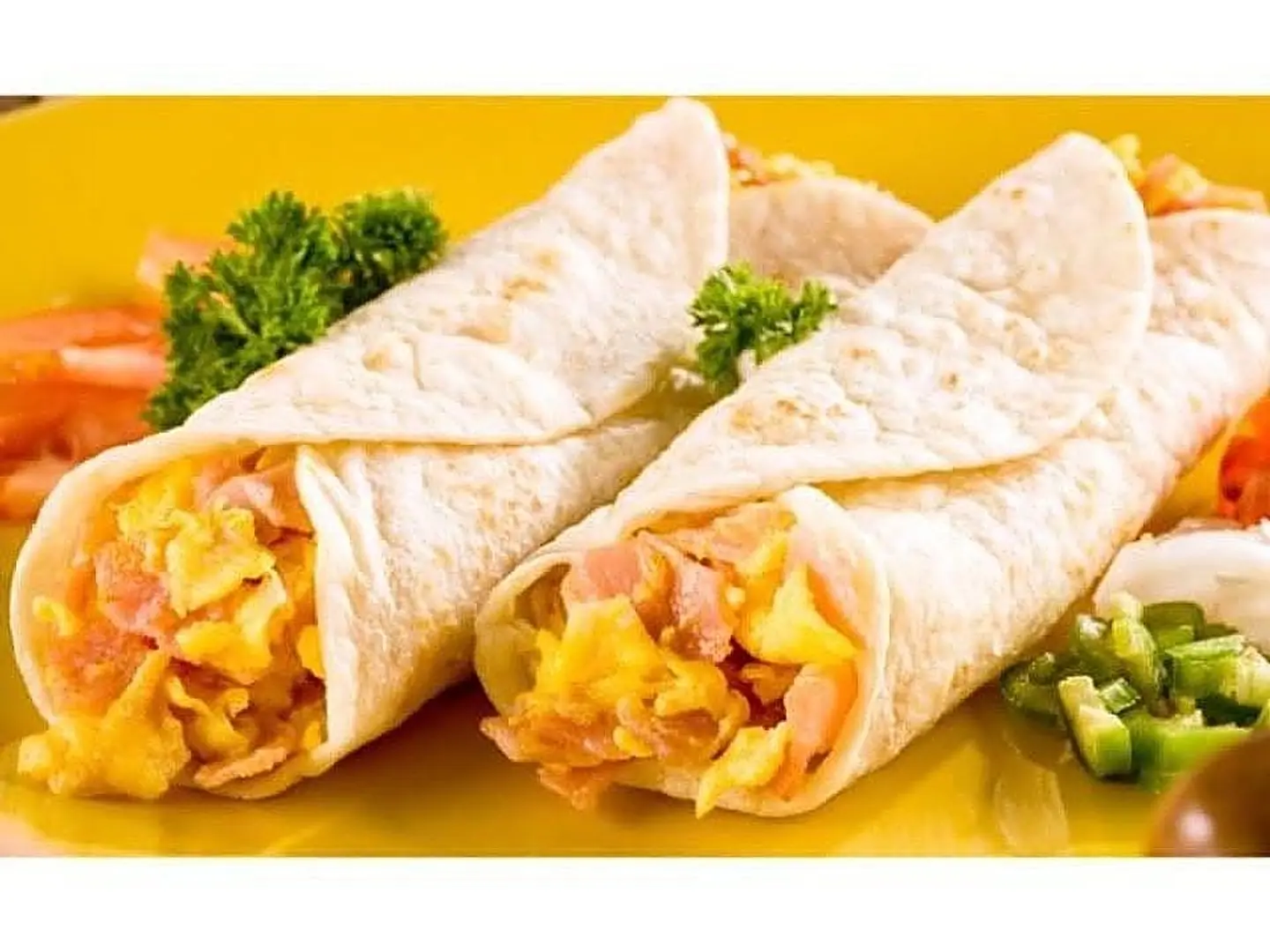 بيض تورتيلا بوريتو