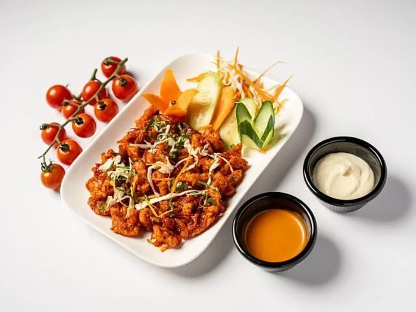 دجاج بالثوم والفلفل